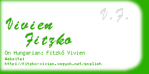 vivien fitzko business card